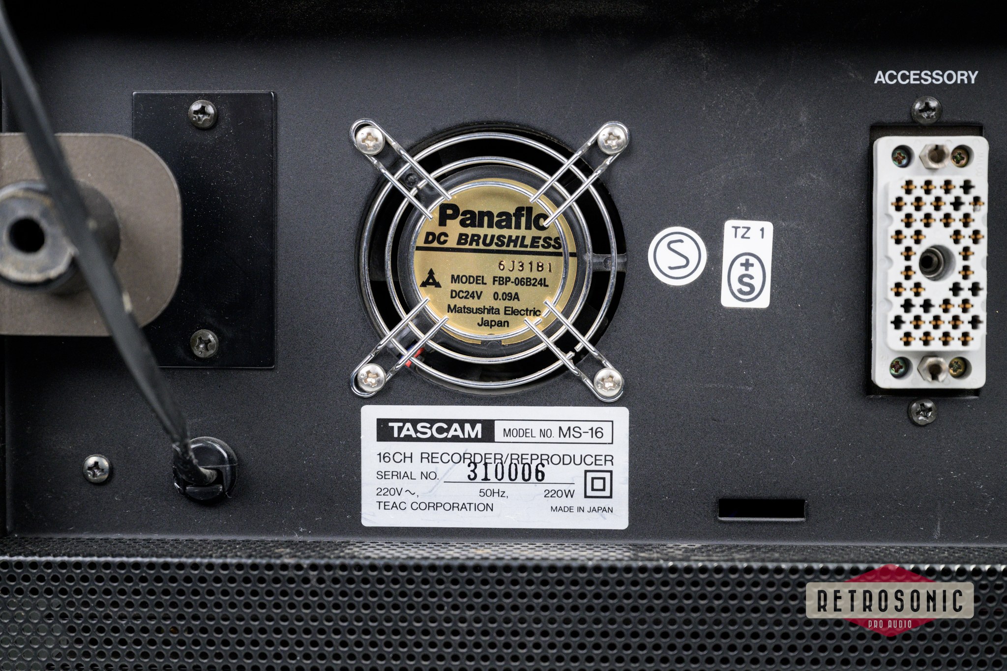 Tascam MS-16 1" 16-Track Multitrack Recorder package